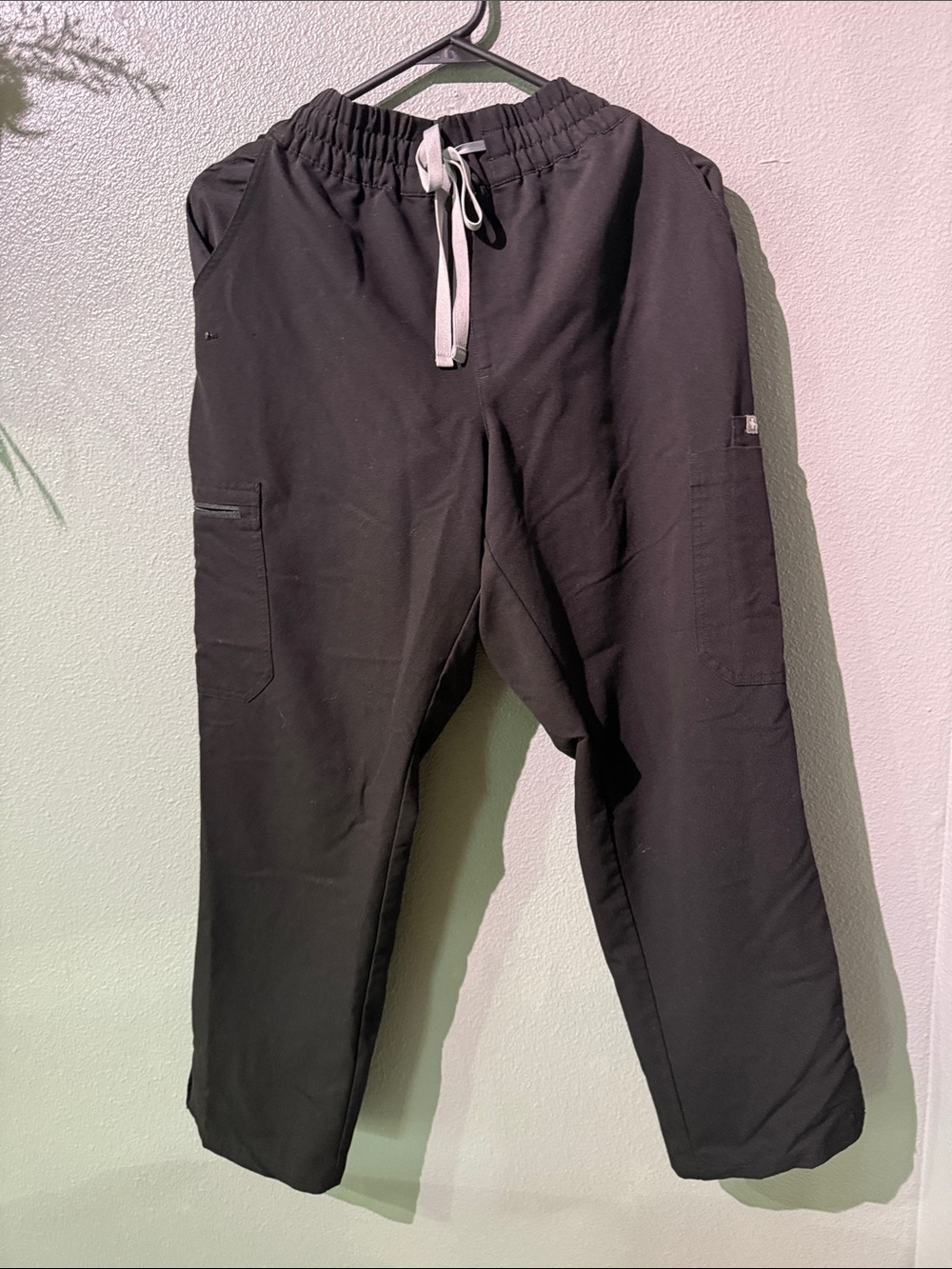 Figs Black Women's Drawstring cargo Pants L/P. In great condition